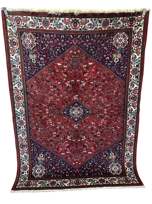 Orientteppich handgeknüpft 212x156 cm Abadeeh Schurwolle