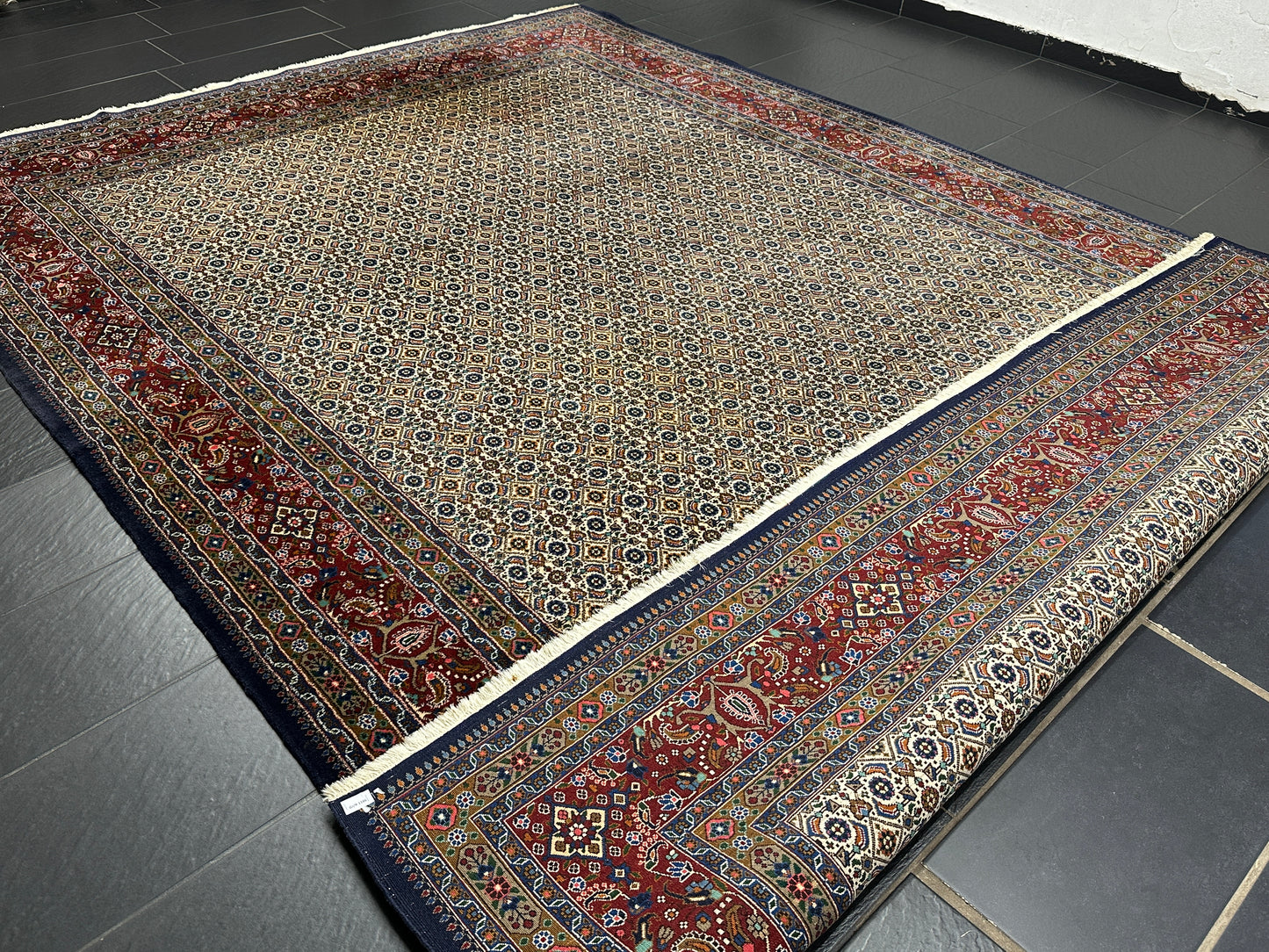 Handgeknüpfter Perser Orientteppich - Moud Beste Schurwolle 370x255 cm