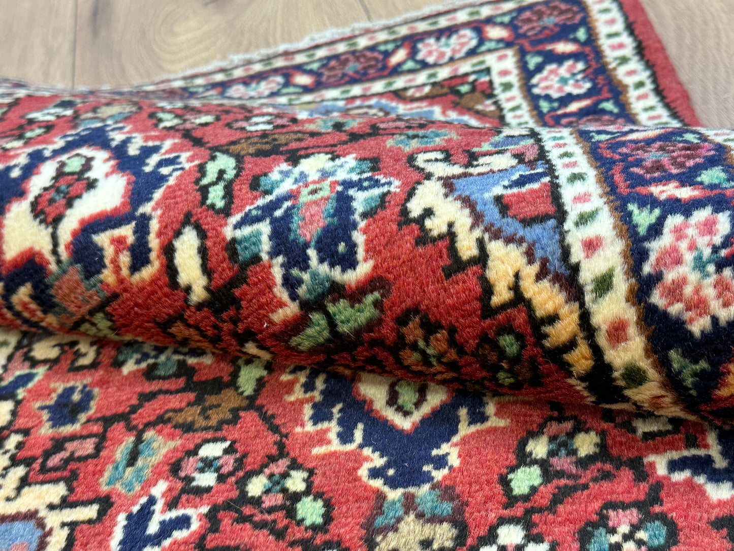 Handgeknüpfter Perser Orientteppich Malayer 81x54 cm