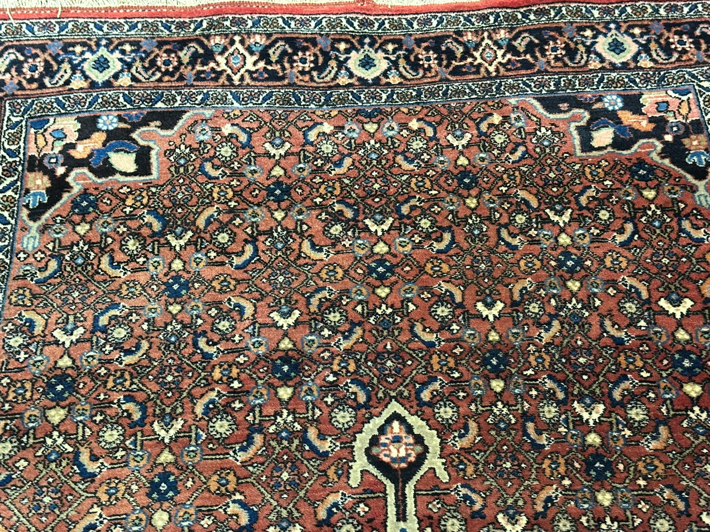 Orientteppich handgeknüpft 170x115 cm Bidjar Schurwolle