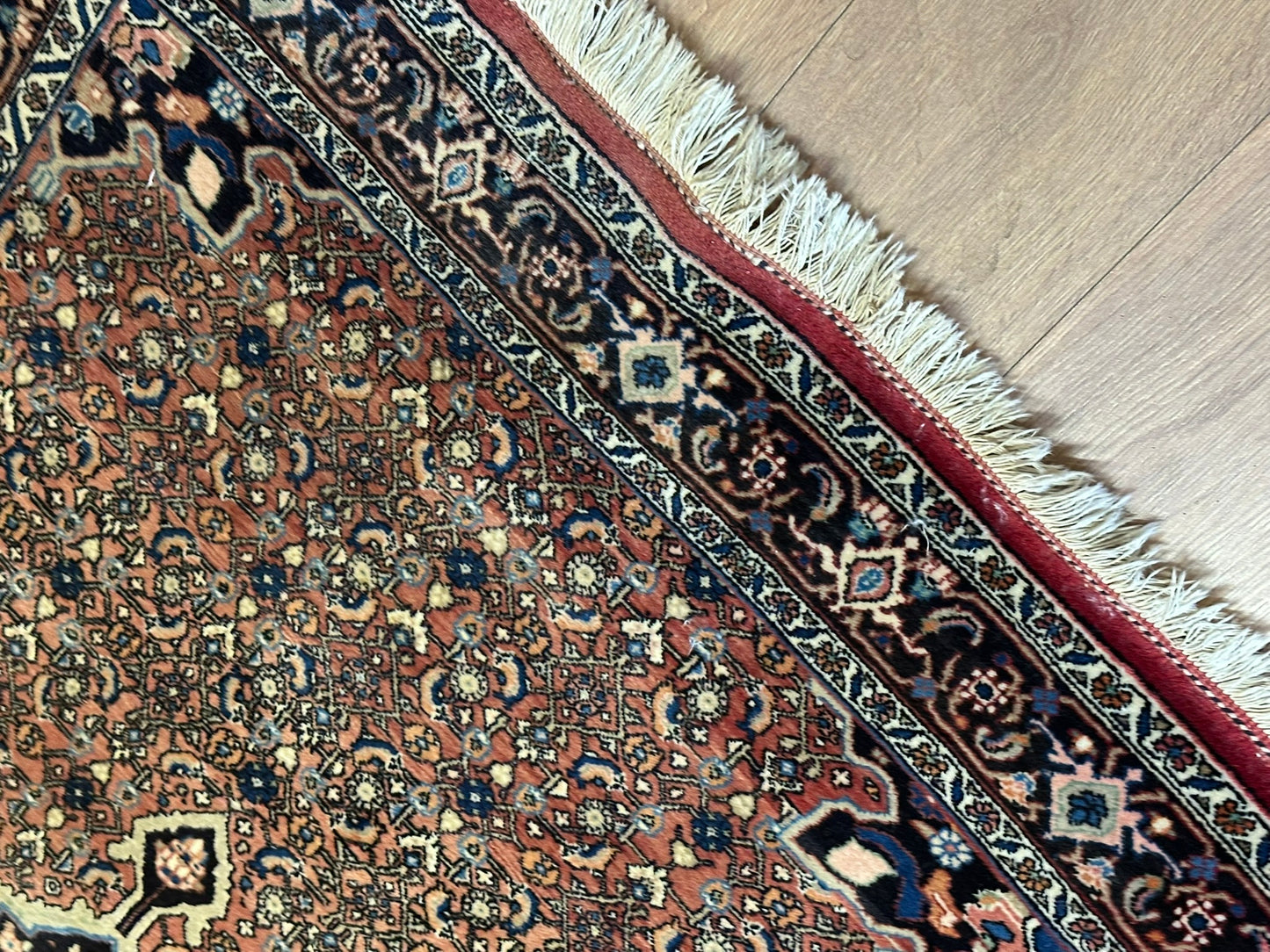 Orientteppich handgeknüpft 170x115 cm Bidjar Schurwolle