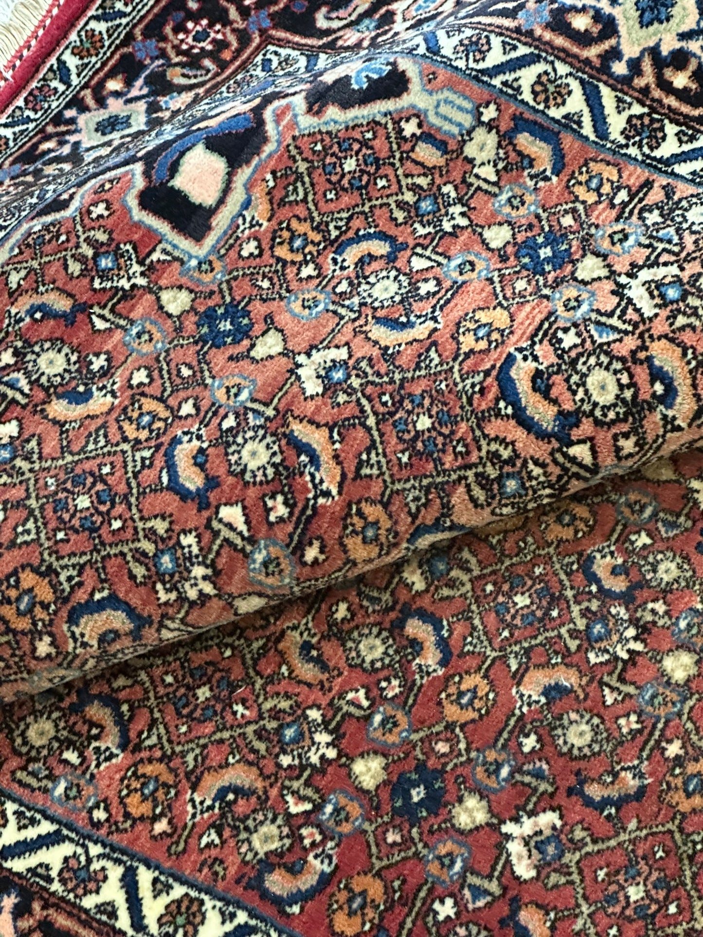 Orientteppich handgeknüpft 170x115 cm Bidjar Schurwolle