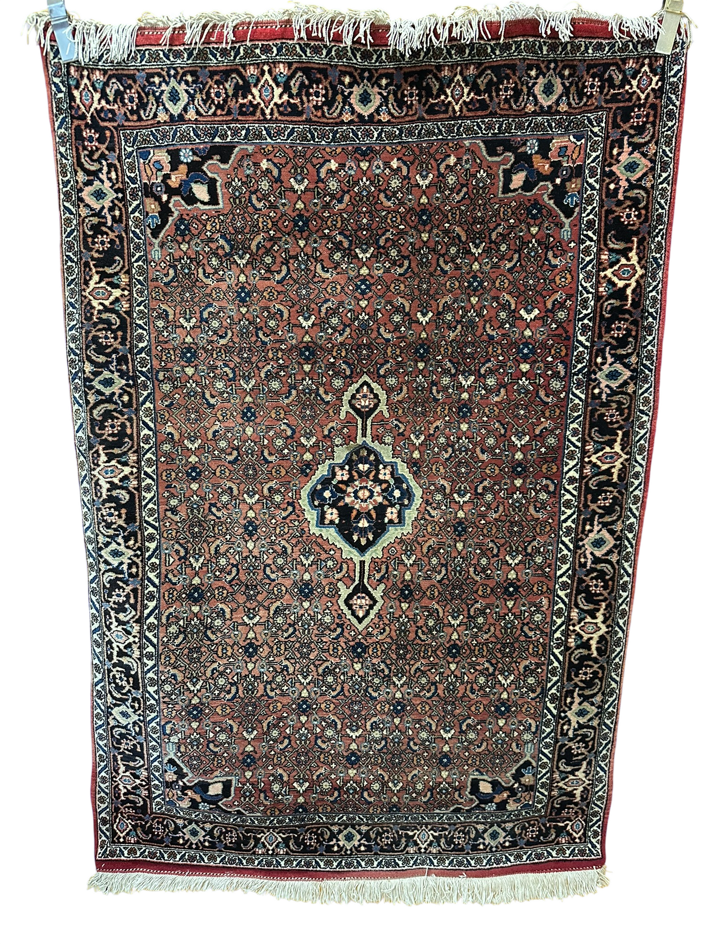Orientteppich handgeknüpft 170x115 cm Bidjar Schurwolle