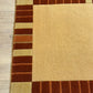 Indischer Gabbeh Orientteppich Handgeknüpft Beige Rostbraun 160x92 cm