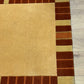 Indischer Gabbeh Orientteppich Handgeknüpft Beige Rostbraun 160x92 cm