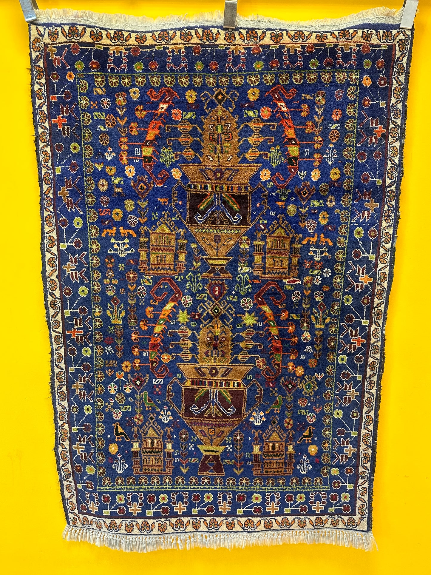 Handgeknüpfter Perser Belutsch Orientteppich 97 X 143 cm