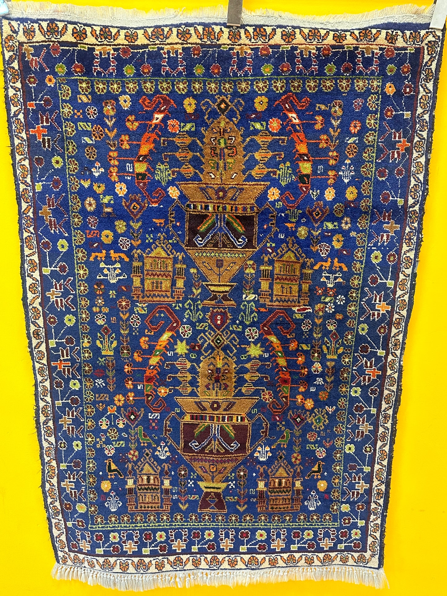Handgeknüpfter Perser Belutsch Orientteppich 97 X 143 cm