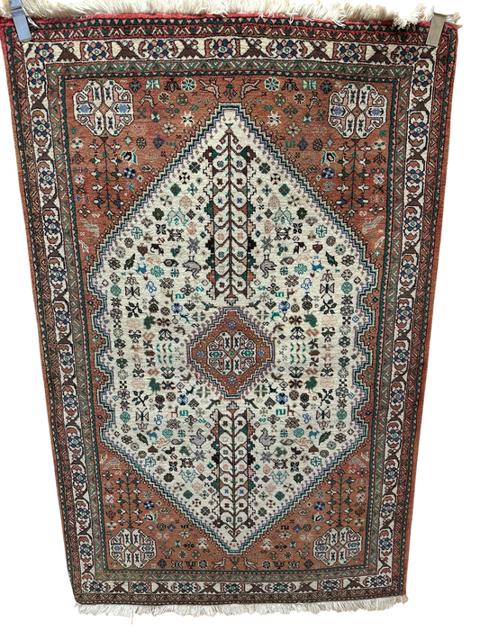 Orientteppich handgeknüpft 155x104 cm Abadeeh Senneh