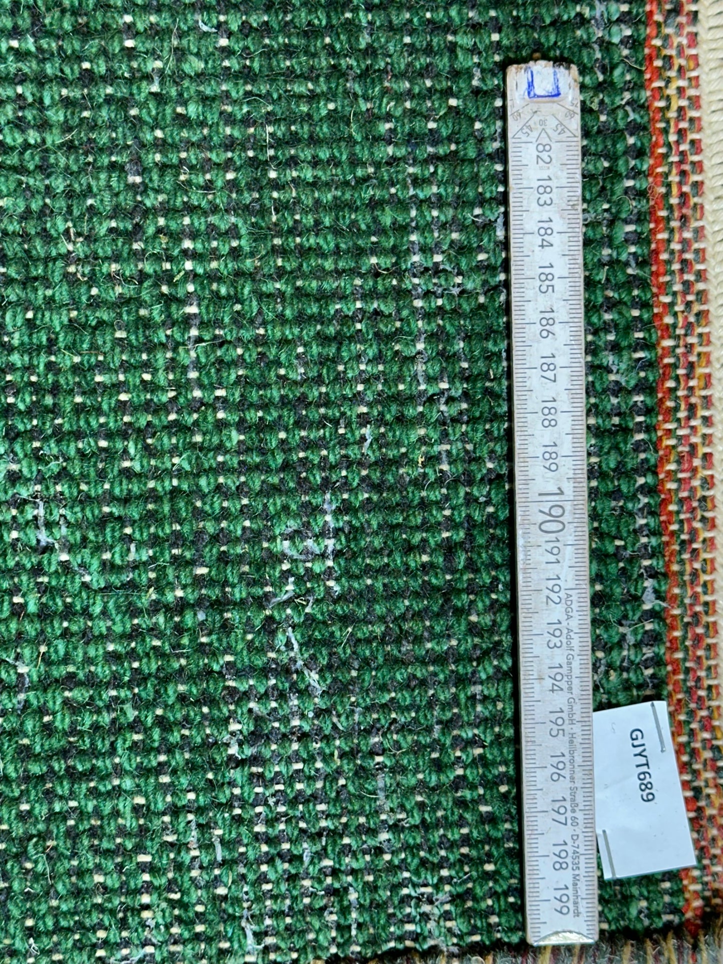 Indischer Gabbeh Orientteppich Handgeknüpft Smaragdgrün Tiermotive 160x90 cm