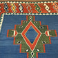 Antik Orientteppich handgeknüpft 285x191 cm Kazak Kelim naturfarben