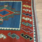 Antik Orientteppich handgeknüpft 285x191 cm Kazak Kelim naturfarben