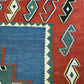 Antik Orientteppich handgeknüpft 285x191 cm Kazak Kelim naturfarben