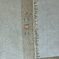 Indischer Gabbeh Orientteppich Handgeknüpft Beige Sand 160x90 cm