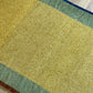 Indischer Gabbeh Orientteppich Handgeknüpft Gelb Bunt 140x70 cm