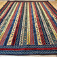 Antik Orientteppich handgeknüpft 255x195 cm Kazak Kelim naturfarben