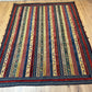 Antik Orientteppich handgeknüpft 255x195 cm Kazak Kelim naturfarben