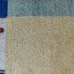 Indischer Gabbeh Orientteppich Handgeknüpft Gelb Bunt 140x70 cm