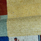 Indischer Gabbeh Orientteppich Handgeknüpft Gelb Bunt 140x70 cm