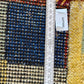 Indischer Gabbeh Orientteppich Handgeknüpft Gelb Bunt 140x70 cm