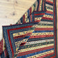 Antik Orientteppich handgeknüpft 255x195 cm Kazak Kelim naturfarben