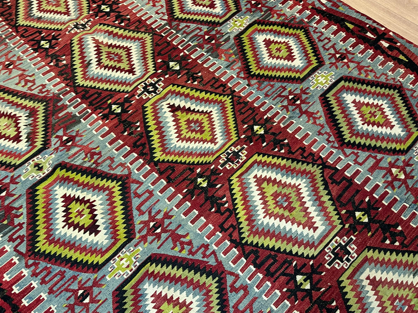 Antik Orientteppich handgeknüpft 320x180 cm Kelim Anatolien Naturfarben