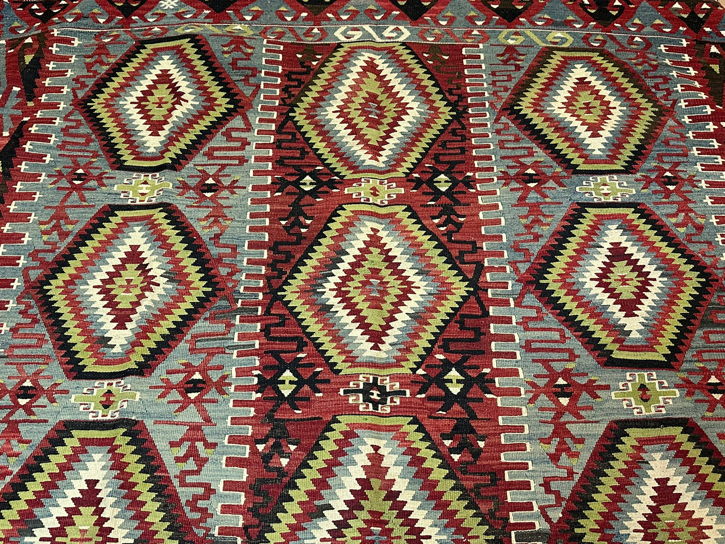 Antik Orientteppich handgeknüpft 320x180 cm Kelim Anatolien Naturfarben