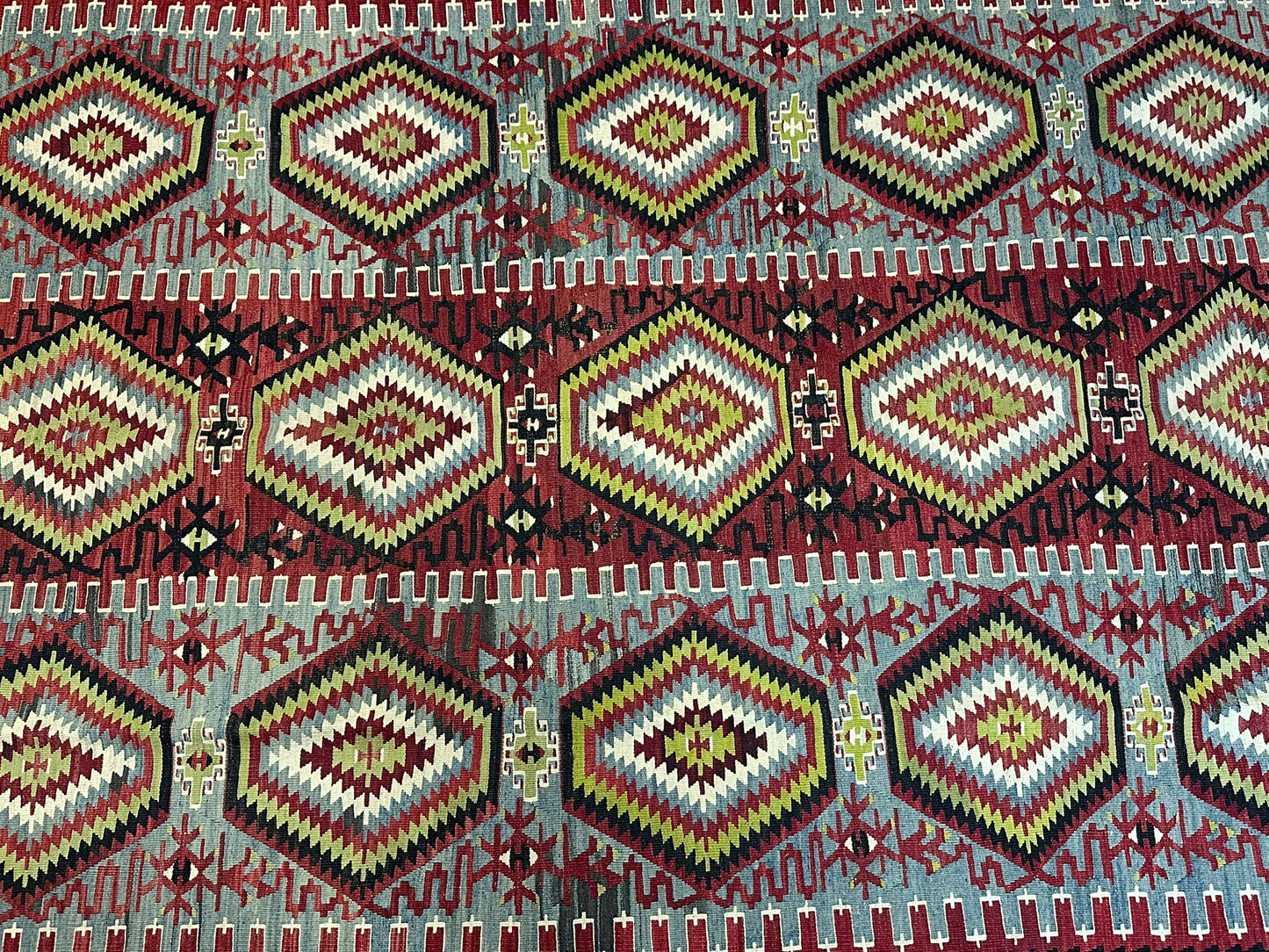 Antik Orientteppich handgeknüpft 320x180 cm Kelim Anatolien Naturfarben