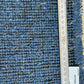 Indischer Gabbeh Orientteppich Handgeknüpft Blau Tiermotive 125x65 cm