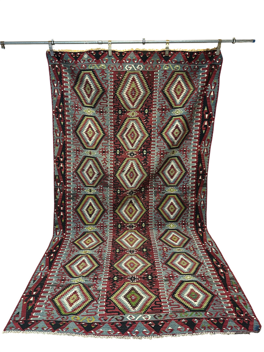 Antik Orientteppich handgeknüpft 320x180 cm Kelim Anatolien Naturfarben