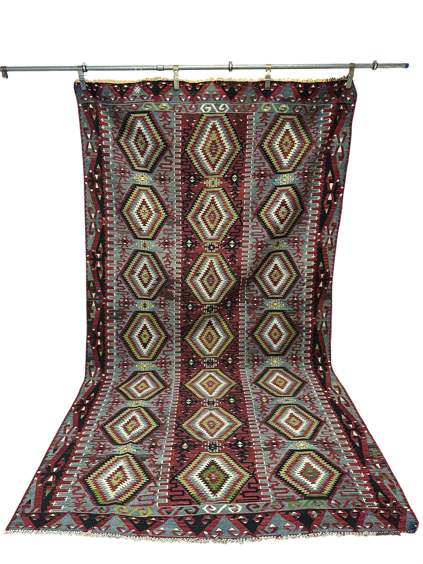 Antik Orientteppich handgeknüpft 320x180 cm Kelim Anatolien Naturfarben