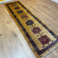 Orientteppich handgeknüpft 282x80 cm Gabbeh Schurwolle