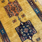 Orientteppich handgeknüpft 282x80 cm Gabbeh Schurwolle