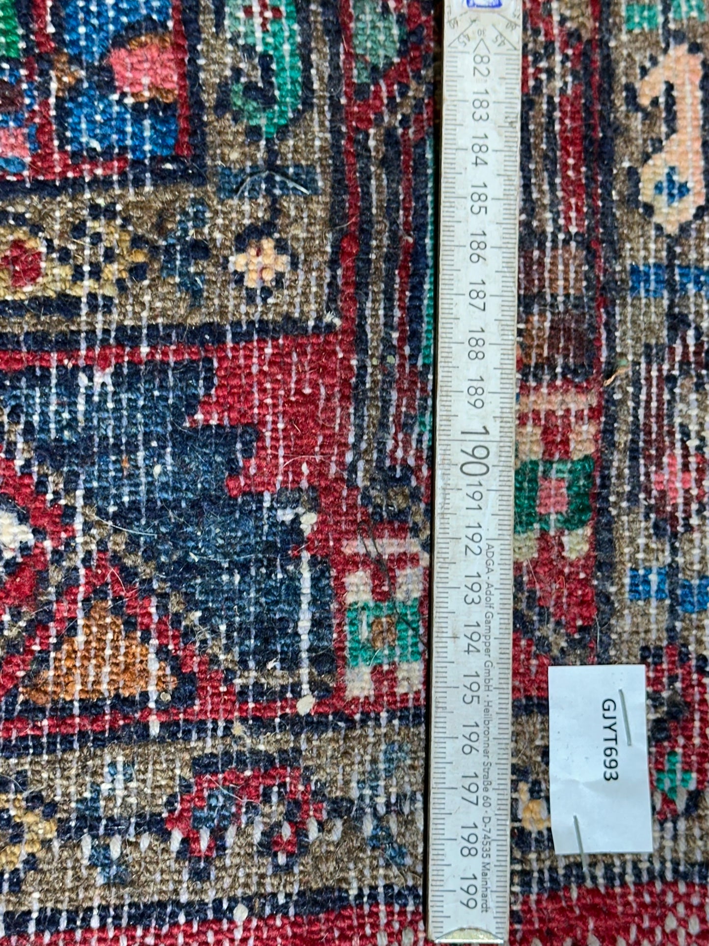 Orientteppich handgeknüpft Hamadan Art Deco 147x105 cm