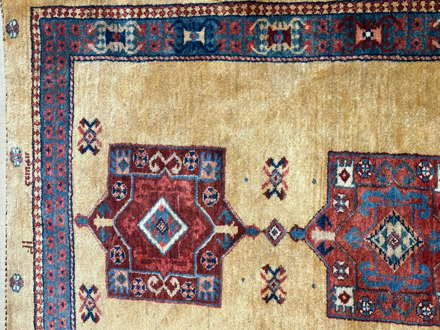 Orientteppich handgeknüpft 282x80 cm Gabbeh Schurwolle