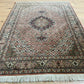 Orientteppich Täbriz 50 Raj mit Seide Handgeknüpft Altrosa 124x80 cm