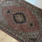 Orientteppich Täbriz 50 Raj mit Seide Handgeknüpft Altrosa 124x80 cm