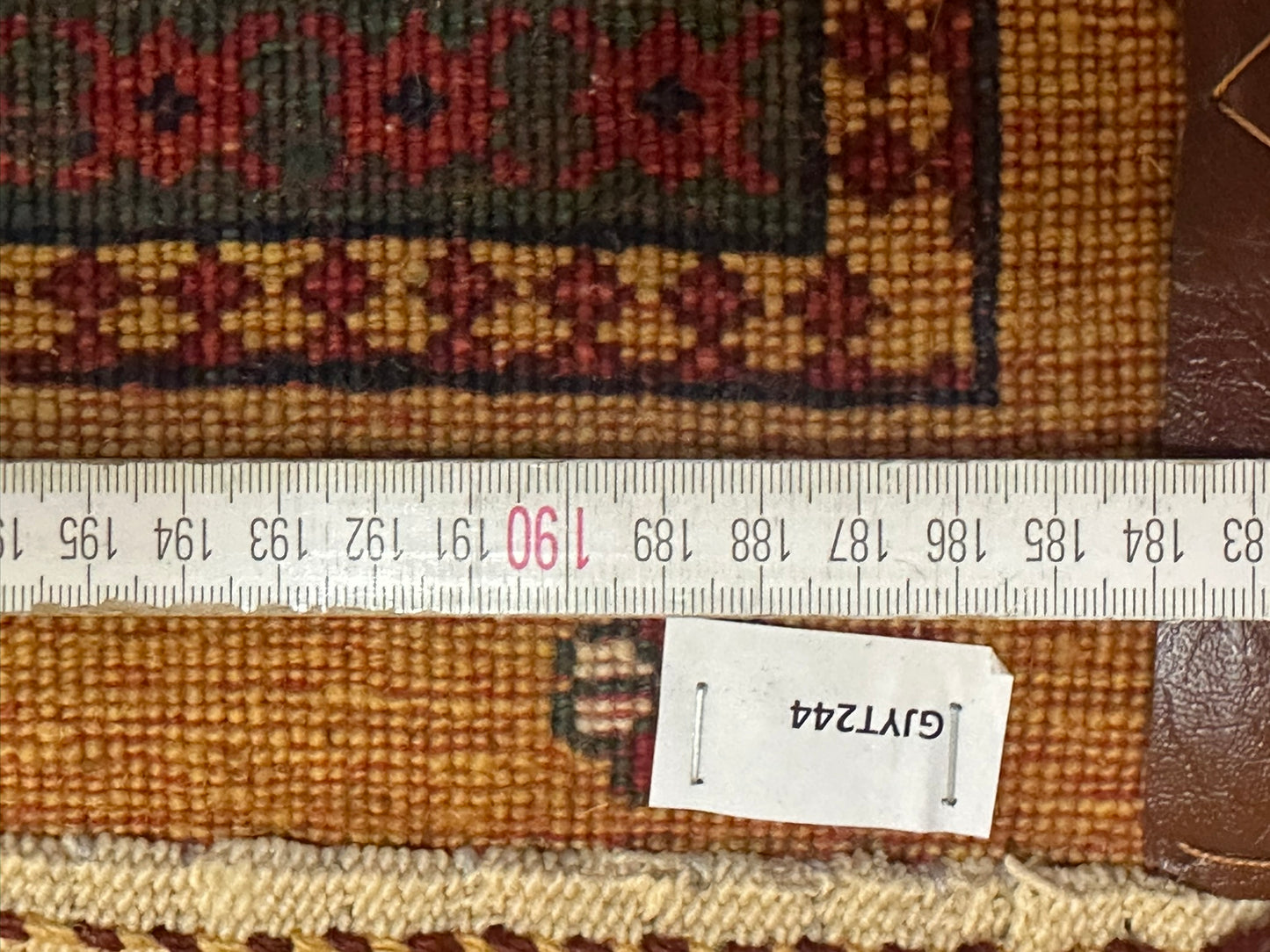 Orientteppich handgeknüpft 282x80 cm Gabbeh Schurwolle
