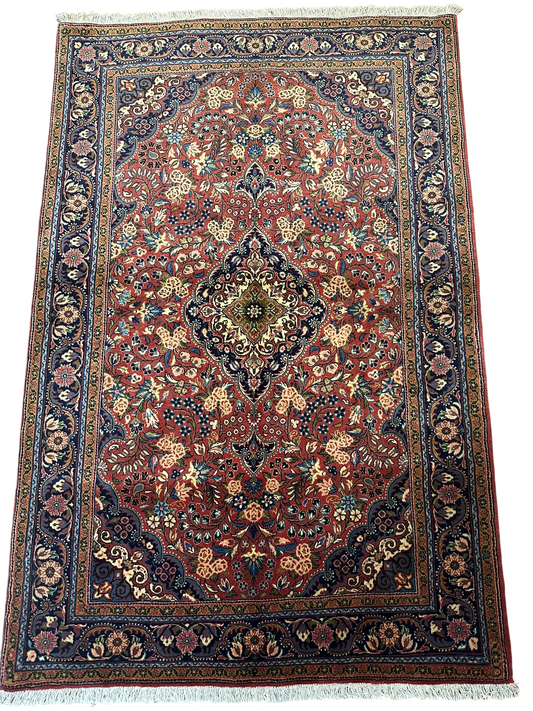 Orientteppich handgeknüpft 157x102 cm Sarough Schurwolle