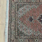 Orientteppich Täbriz 50 Raj mit Seide Handgeknüpft Altrosa 124x80 cm
