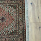 Orientteppich Täbriz 50 Raj mit Seide Handgeknüpft Altrosa 124x80 cm