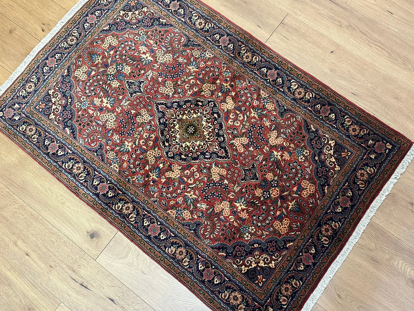 Orientteppich handgeknüpft 157x102 cm Sarough Schurwolle