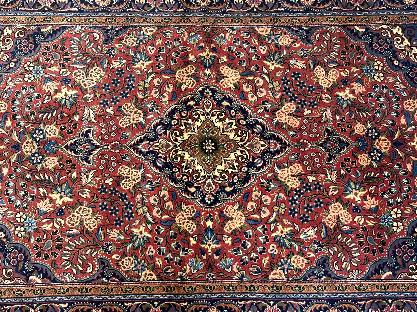 Orientteppich handgeknüpft 157x102 cm Sarough Schurwolle