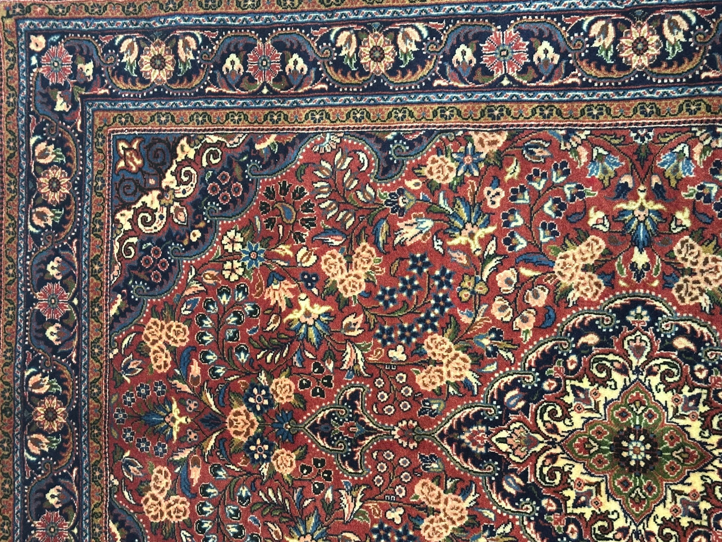 Orientteppich handgeknüpft 157x102 cm Sarough Schurwolle