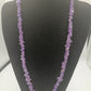 Elegante Amethyst-Edelsteinkette in Splitteroptik