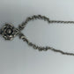 Antikes Collier aus 925er Silber mit Rosenornament