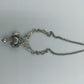 Antikes Collier aus 925er Silber mit Rosenornament