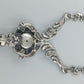 Antikes Collier aus 925er Silber mit Rosenornament