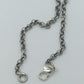 Antikes Collier aus 925er Silber mit Rosenornament