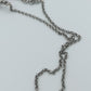 Antikes Collier aus 925er Silber mit Rosenornament