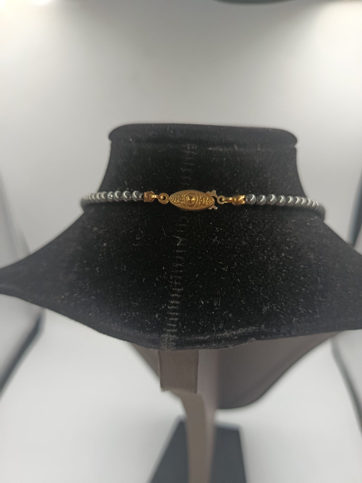 Hämatit-Kette mit Herzanhänger